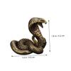 2 Pcs Pure Copper Ornaments Brass Bowl Decor Toy Good Luck Ornament Lawn Statues Rabbit Gold Snakes Creative Snake Figurine Brass Snake Statue Animal Sculpture Floor Office Lucky view 3