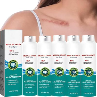 Lovilds Advanced Scar Spray,Scar Remove,Scar Remove Medical Grade Scar Spray,Medical Grade Scar Removal Spray,Scar Removal Spray,Scar Remove Spray,Scar Spray, Acne Scar Treatment for Face (5PC)
