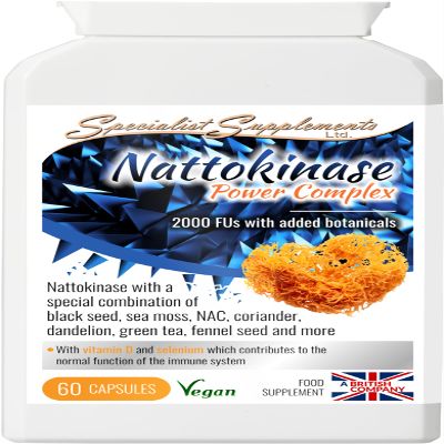 Specialist Supplements Nattokinase Power Complex, 60 Capsules