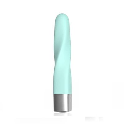10 Modes Quiet Powerful Handheld Electric Bullet Massage Tool for Woman Sports Recovery Muscle Aches Pain Shoulder Foot Massage Relax, Handheld Mini Pocket Travel Personal Bullet Rod (Blue)