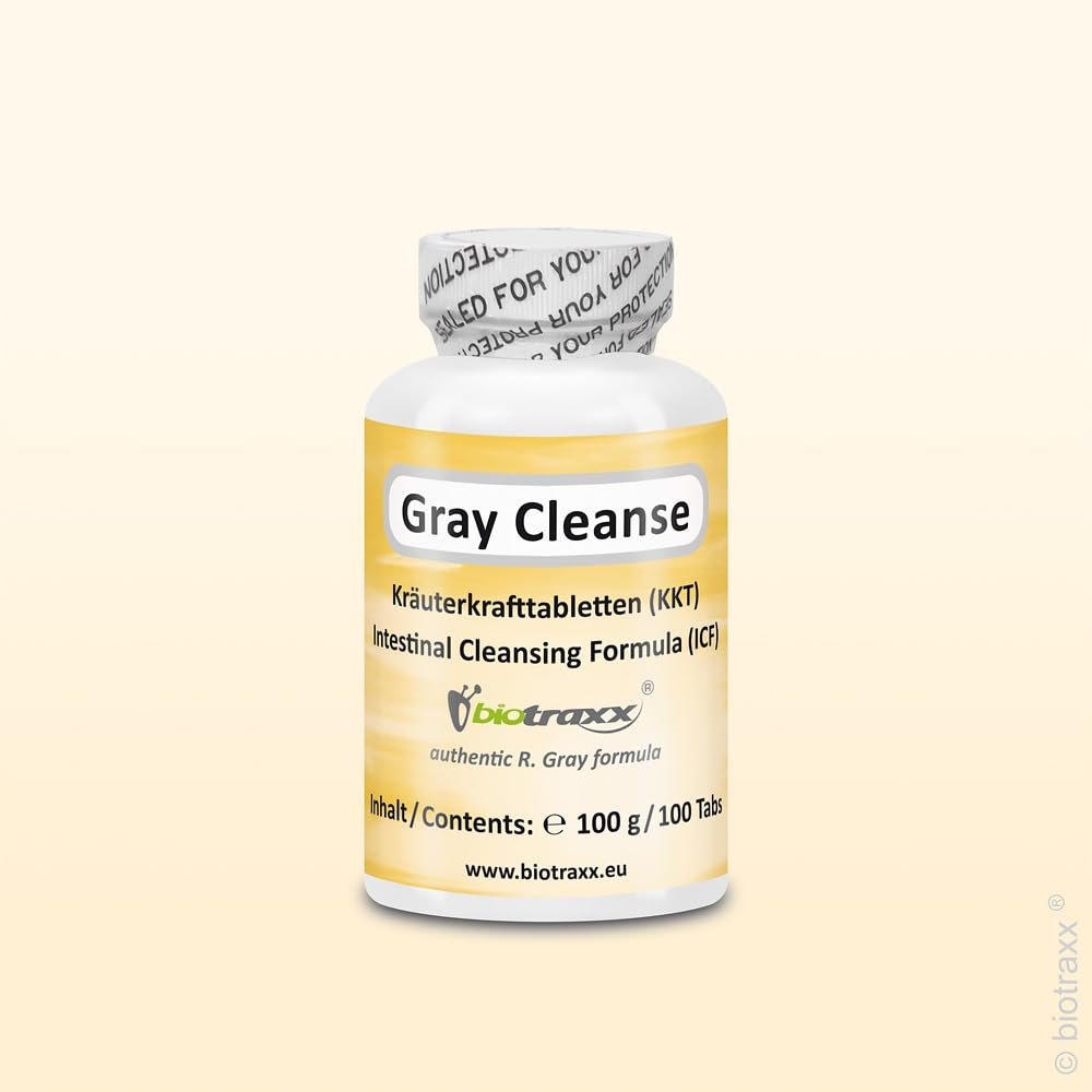 R. Gray Herbal Strength Tablets KKT 100, 100 g - Intestinal Care and Cleansing, 100 Tablets