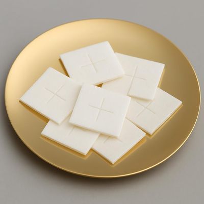 Gluten-Free Altar Bread  White 1'', Bag of 50 | Premium Communion Wafers for Church Services, Eucharist, and Celiacs