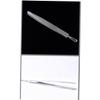Didiseaon Stainless Steel Eyebrow Set Slanted Eyebrow Clip for Women and Men Precision Makeup Tool Silver Color view 1