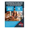 Activity Superstore Afternoon Tea for Two with drink at Revolution Bars view 1