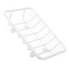 Holibanna Metal Soap Holder Rack and Soap Dish with Drainage White Iron Bathroom Storage Rack for Shower and Sink Organization view 1