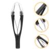 DOITOOL 4pcs Men Eyebrow Tweezers Kit Precision Eyebrow Removal Retractable Slanted Pinch Clip Hair Makeup Tool Random Color view 2