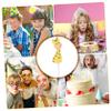 Holibanna Animal Cake Decorations Farm Cake Topper Resin Giraffe Topper Baking Dessert Decor Theme view 3