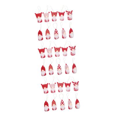 Zerodeko 30pcs Cloth Doll Pendant Valentine's Party Hanging Decor Delicate Cloth Doll Decor for Valentine's Day Party Hanging for Adorns