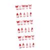 Zerodeko 30pcs Cloth Doll Pendant Valentine's Party Hanging Decor Delicate Cloth Doll Decor for Valentine's Day Party Hanging for Adorns view 1