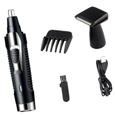 Didiseaon 1 Set Multi-Function Hair Shaving Device for Men Rechargeable Nose Hair Clippers Washable Stainless Steel Head Compact Design Includes Charging Plug and Cleaning Accessories