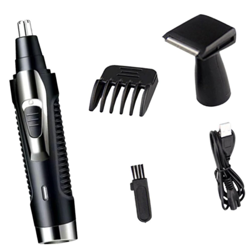 Didiseaon 1 Set Multi-Function Hair Shaving Device for Men Rechargeable Nose Hair Clippers Washable Stainless Steel Head Compact Design Includes Charging Plug and Cleaning Accessories