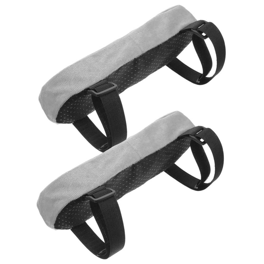 Mobestech Wheelchair Armrest Pads 2Pcs Comfortable Arm Rest Cushions with Anti-Slip Material for Wheelchair Replacement Office Chair Support