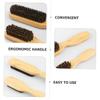 Mipcase 2pcs Men Hair Beard Cleaning Styling Brush Detangling Barber Brush for Men Gentle Bristles Salon Quality view 4