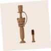 GLEAVI First Toothbrush Boy Girl Silicone Toothbrush Training Brush Oral Care Soft Bristles Bear Pattern Random Color view 2