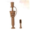 GLEAVI First Toothbrush Boy Girl Silicone Toothbrush Training Brush Oral Care Soft Bristles Bear Pattern Random Color view 4