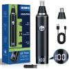 Rechargeable USB Nose & Ear Trimmer, Facial Hair Remover, Easy to Clean, Dual Edge Blades, IPX7 Waterproof view 1