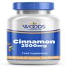 Cinnamon 2500mg (90 Capsules) from Woods Supplements | Equivalent of 2,500mg of Cinnamon in Each Capsule | with Added Chromium | Suitable for Vegetarians & Vegans view 1