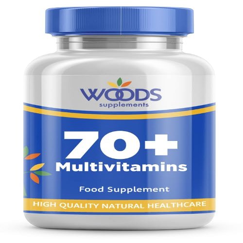 Woods Supplements - Multi Vitamin Tablets for Men & Women (180x). Combination of Multivitamins & Essential Minerals. Supply of Vitamin A,c, D & E. Immune System Booster Adult Multivitamin Over 70s