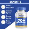 Woods Supplements - Multi Vitamin Tablets for Men & Women (180x). Combination of Multivitamins & Essential Minerals. Supply of Vitamin A,c, D & E. Immune System Booster Adult Multivitamin Over 70s view 3