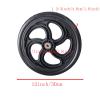 1 Pair 12x2 Wheelchair Rear Wheels Assembly, PU Solid Manual Wheelchairs Replacement Wheel with 1/2" (12mm) Bearing (Size : 12x2C) view 2