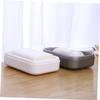 JOINPAYA 2pcs Soap Box Soap Storage Case Lid for Bathroom for Home Hotel Made of Material view 4