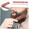 Angoily 2pcs Wooden Mustache Comb Portable Pocket Comb for Beard Supply Household Beard for Mens Hair Care and Styling view 4