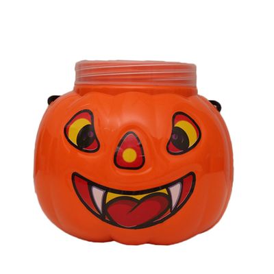 JOINPAYA Candy Toy Pumpkin Bucket Lid for Halloween Party Decorations Portable Pumpkin Bucket for Holding Treats for Boys and Girls Parties