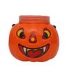 JOINPAYA Candy Toy Pumpkin Bucket Lid for Halloween Party Decorations Portable Pumpkin Bucket for Holding Treats for Boys and Girls Parties view 1