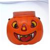 JOINPAYA Candy Toy Pumpkin Bucket Lid for Halloween Party Decorations Portable Pumpkin Bucket for Holding Treats for Boys and Girls Parties view 2