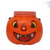 JOINPAYA Candy Toy Pumpkin Bucket Lid for Halloween Party Decorations Portable Pumpkin Bucket for Holding Treats for Boys and Girls Parties view 3