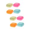 Angoily 8pcs Soap Box Travel Sealed Portable Holder Household Soap Dish Case Container for Camping Gym Small Rosy view 1