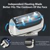 1 Piece Electric Shave Electric Shaver Men Beard Shave Bald Shaving Machine 3 Heads Silver view 4