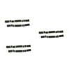 JECOMPRIS 6pcs Helmet Chin Strap Helmet Elastic Strap for Safety Climbing Equipment Replacement for Construction Use view 2