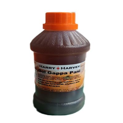 Harry Harvey Gol Gappe Water 500ml | Imli Pani Tamarind Flavour for Pani Puri/Chaat | Ready-to-Use Tangy Tamarind Pani Water Bottle | Add Authentic Golgappa Street Taste