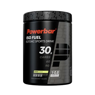 Powerbar - Black Line - Iso Fuel 30 - Lemon - 608g - Vegan, isotonic Sports Drink