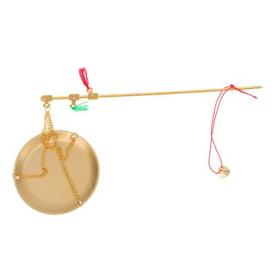 MAGICLULU Copper Gram Small Scale for Traditional Chinese Medicine 100g Portable Handheld Copper Plate Scale Storage Box for Home Herb Weighing
