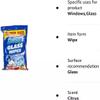 50pk Glass Wipes - Wipes, Multi Task Wipes, Cleaning Wipes - Multi Task Cleaning Wipes for Quick and Efficient Glass Cleaning at Your Fingertips" view 3