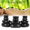 20Pcs/Set Massage Stones,Hot Rock Massages, Hot Spa Black Basalt Oval Shape Stone Hot Stones for Massage for Essential Oil Pedicure Massage Body Relaxation view 3