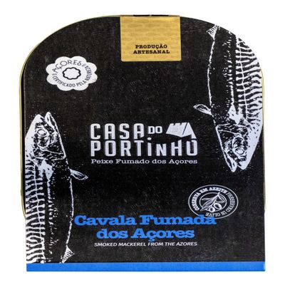 Casa do Portinho - Gourmet Canned Azorean Cold Smoked Mackerel fillet in Olive Oil - 219gr (Pack of 3 cans)