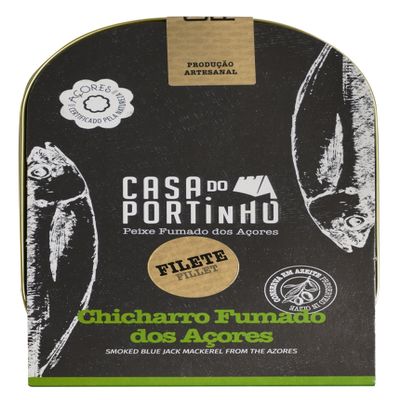 Casa do Portinho - Gourmet Canned Azorean Cold Smoked Blue Jack Mackerel (Trachurus picturatus) - 219gr (Pack of 3 cans)