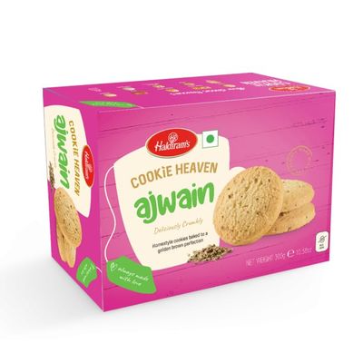 Haldirams Cookie Heaven  Ajwain Cookies 150g (Pack of 3) | Crispy Delights with a Hint of Ajwain | Savory Delight With the Rich Aroma