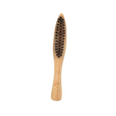 DOITOOL 2pcs Portable Beard Brush Bristles for Men Styling and Cleaning Features Long Handle for Easy Use in Shower