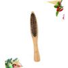 DOITOOL 2pcs Portable Beard Brush Bristles for Men Styling and Cleaning Features Long Handle for Easy Use in Shower view 3