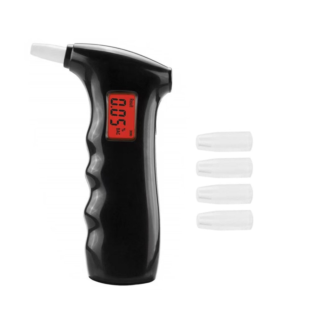 Ctwezoikmt Breathalyzer,Portable Digital Breath Alcohol Tester,LCD Digital Display for Personal Home/Party Use with 5 Mouthpieces Easy Install Easy to Use