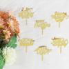 Qertesl 12PCS Mother's Day Cake Topper,Acrylic cupcake Decoration,Happy Mother's Day Cake Decoration,Best Mom Ever,Mother's Day Party Decoration supplies (Acrylic 12) view 2