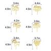 Bekaterea 12PCS Happy Father's Day Cake Toppers,Acrylic Cupcake ToppersDad Birthday Themed DecorationFather's Party Decoration supplies (acrylic12) view 3