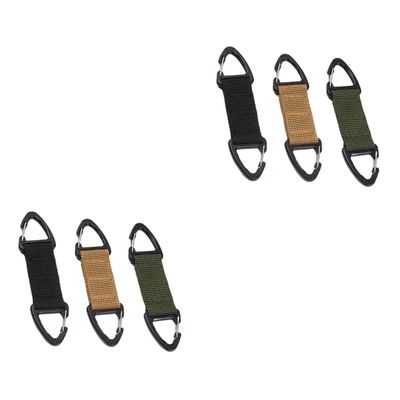 JECOMPRIS 6pcs Mask Hook Slip Nylon Mask Ear Hook Strap Behind Head Also Works as Backpack Buckle