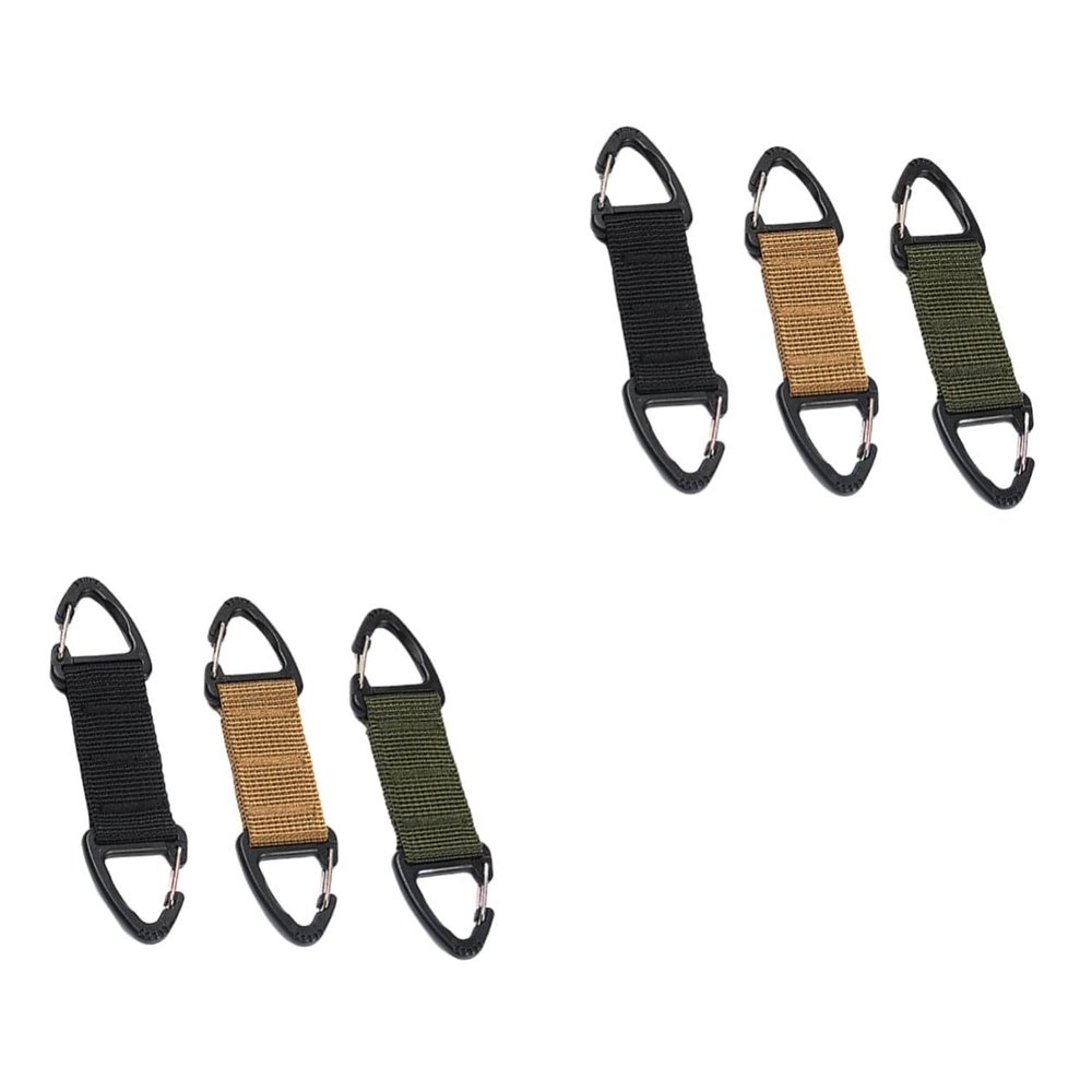 JECOMPRIS 6pcs Mask Hook Slip Nylon Mask Ear Hook Strap Behind Head Also Works as Backpack Buckle