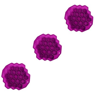 Zerodeko 3pcs Honeycomb Shape Silicone Mold Baking Tool Cake Making Mould Silicone Mold for Baking Creative Cakes
