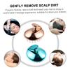 GLEAVI 6pcs Hair Scalp Massager for Shower Bathing and Shampoo Brush Comfortable and Material view 3